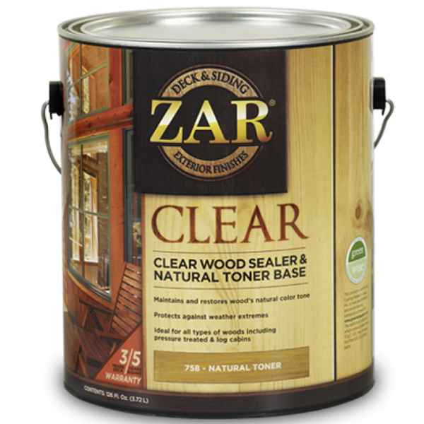 Прозрачное палубное масло по дереву Zar Clear Wood Sealer-Фирменный магазин